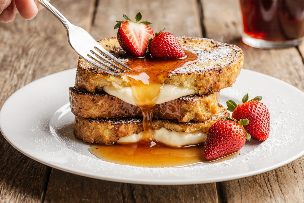 Crème Brûlée French Toast Recipe (Overnight Bake with Shatteringly Crisp Crust) 4 img 2 12