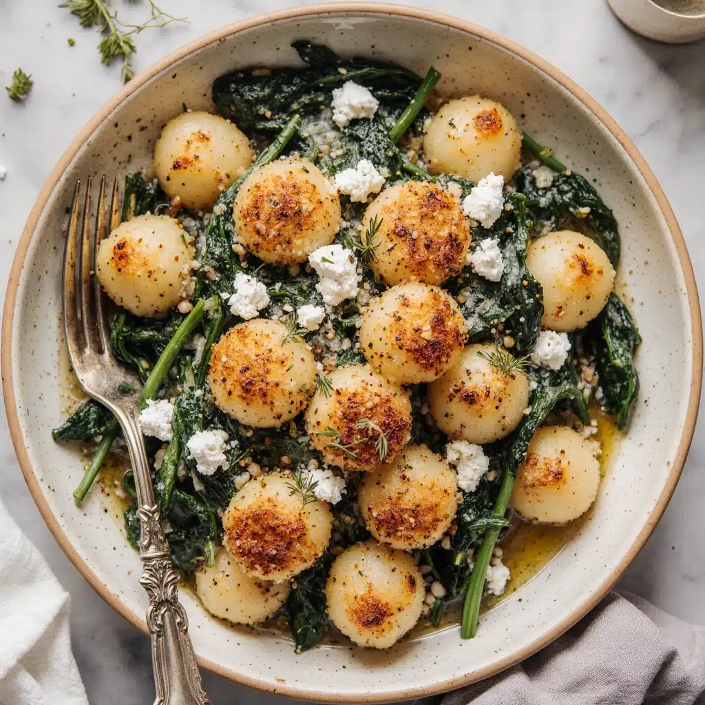 Crispy Gnocchi With Spinach And Feta 4 img 3