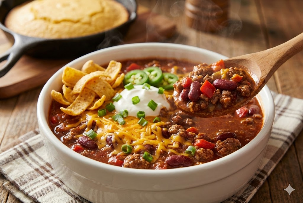 Crockpot Chili Recipe (Award-Winning, Thick & Hearty 8-Hour Slow Cooker)